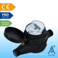 MID Certificated Multi Jet Dry Type Plastic Water Meter